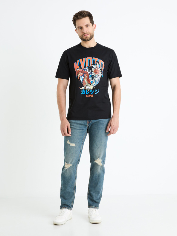 Celio Μπλε ανδρικό τζιν στενής εφαρμογής Celio Fostroy