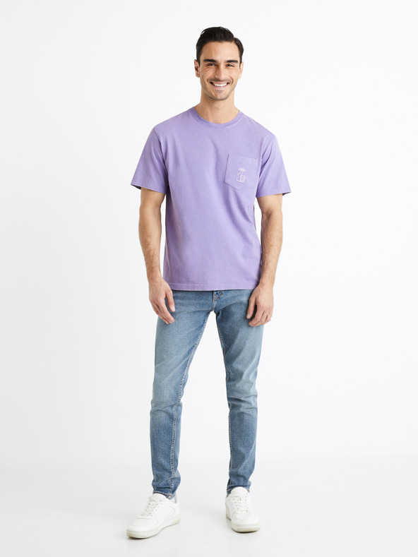 Celio Γαλάζιο ανδρικό τζιν στενής εφαρμογής Celio Foskinny1