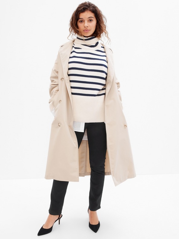 GAP Τζιν παντελόνι ίσιο Mid Rise Classic Straight Washwell GAP