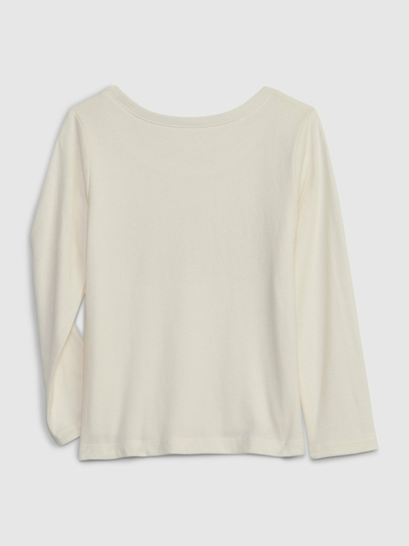 GAP Baby t-shirt με μεταλλικό λογότυπο GAP