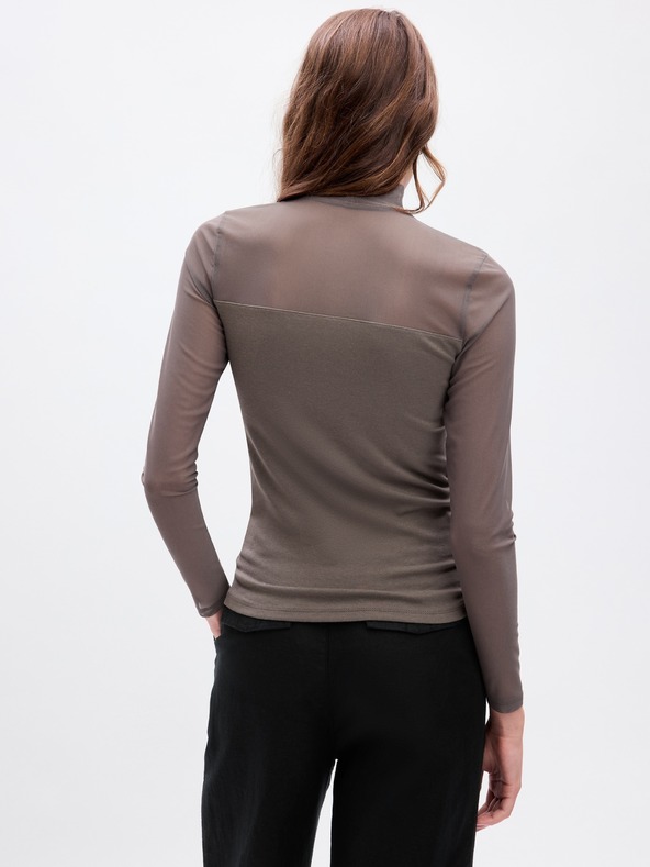 GAP Transparent long-sleeve top GAP