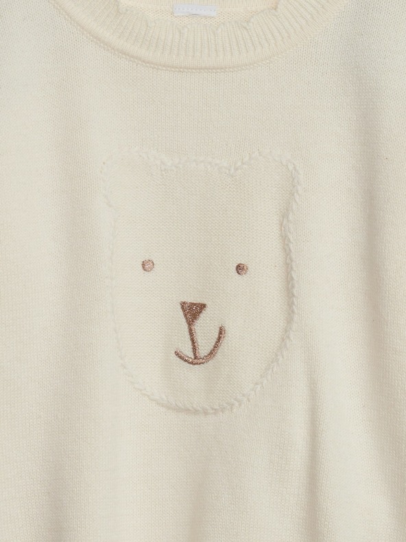 GAP Παιδικό πουλόβερ με βολάν GAP