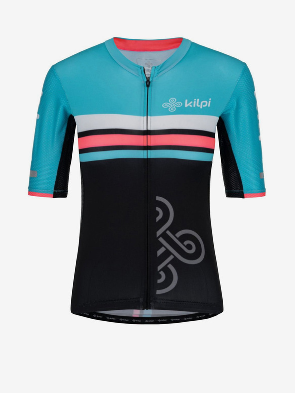 Kilpi Μαύρο και μπλε γυναικείο ποδηλατικό πουκάμισο Kilpi Corridor