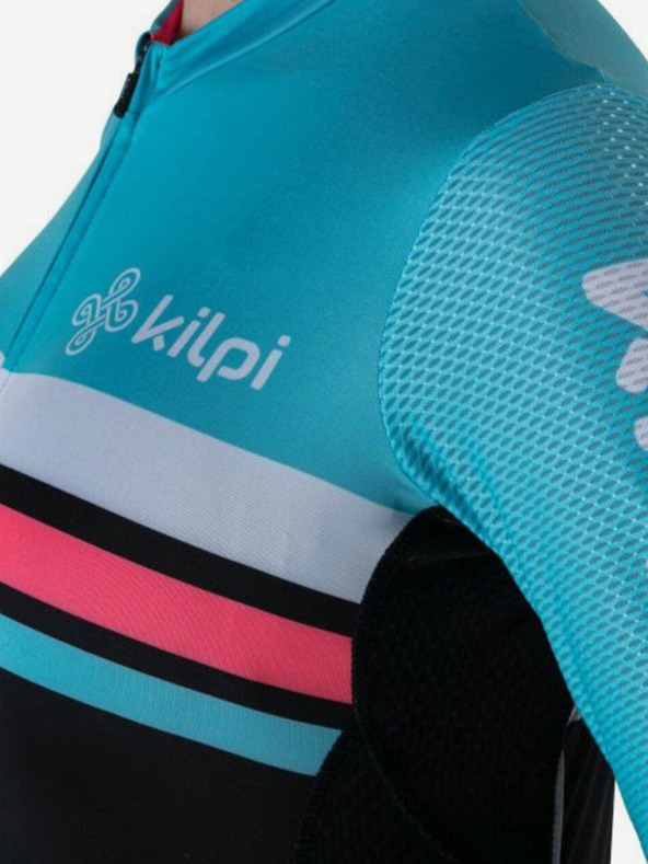 Kilpi Μαύρο και μπλε γυναικείο ποδηλατικό πουκάμισο Kilpi Corridor