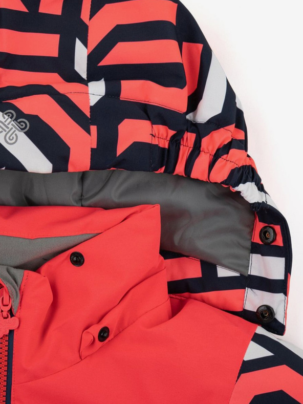 Kilpi Ροζ χειμερινή ολόσωμη φόρμα με μοτίβο για κορίτσια Kilpi Ciri