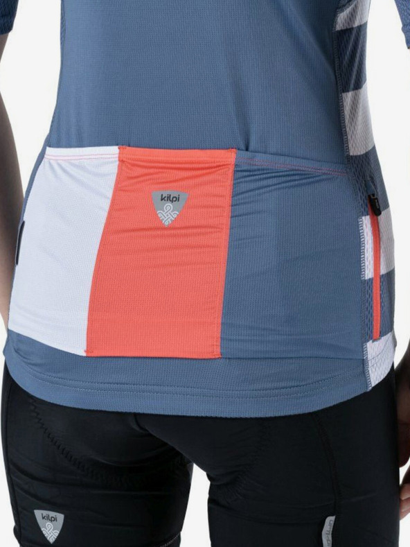 Kilpi Λευκή και μπλε γυναικεία ποδηλατική φανέλα Kilpi Wild