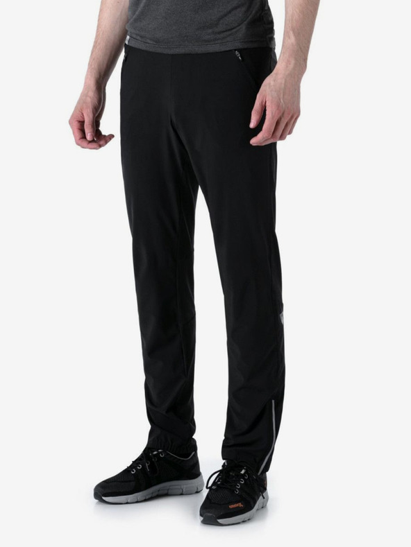 Kilpi Μαύρο ανδρικό αθλητικό παντελόνι Kilpi Heyes