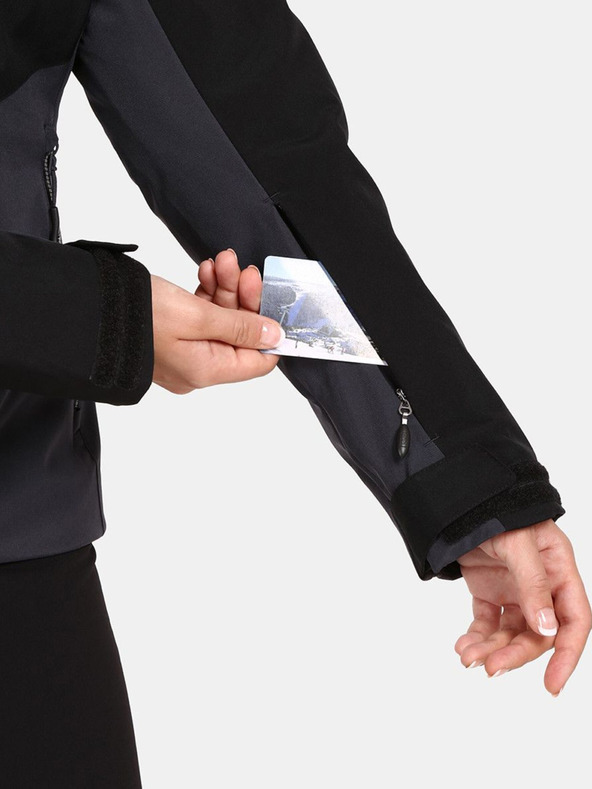 Kilpi Μαύρο γυναικείο μπουφάν Kilpi Flip Ski Jacket