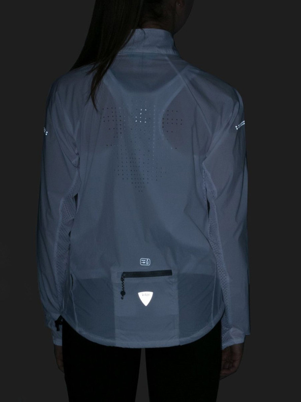 Kilpi Kilpi TIRANO-W Λευκό γυναικείο μπουφάν για τρέξιμο