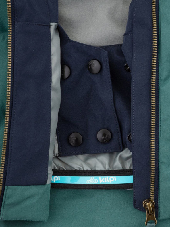 Kilpi Σκούρο πράσινο χειμερινό μπουφάν για αγόρια Kilpi TEDDY-JB