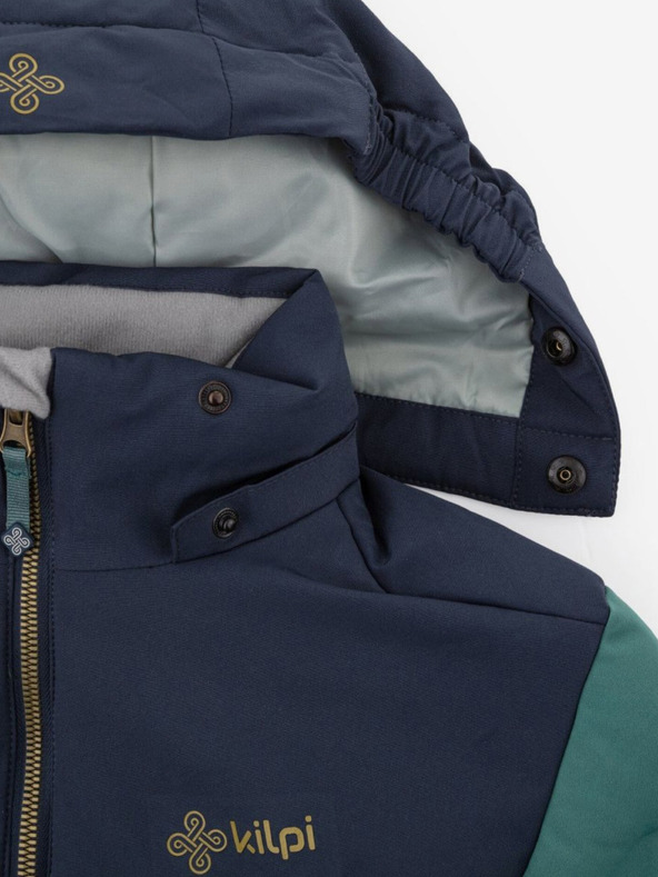 Kilpi Σκούρο πράσινο χειμερινό μπουφάν για αγόρια Kilpi TEDDY-JB