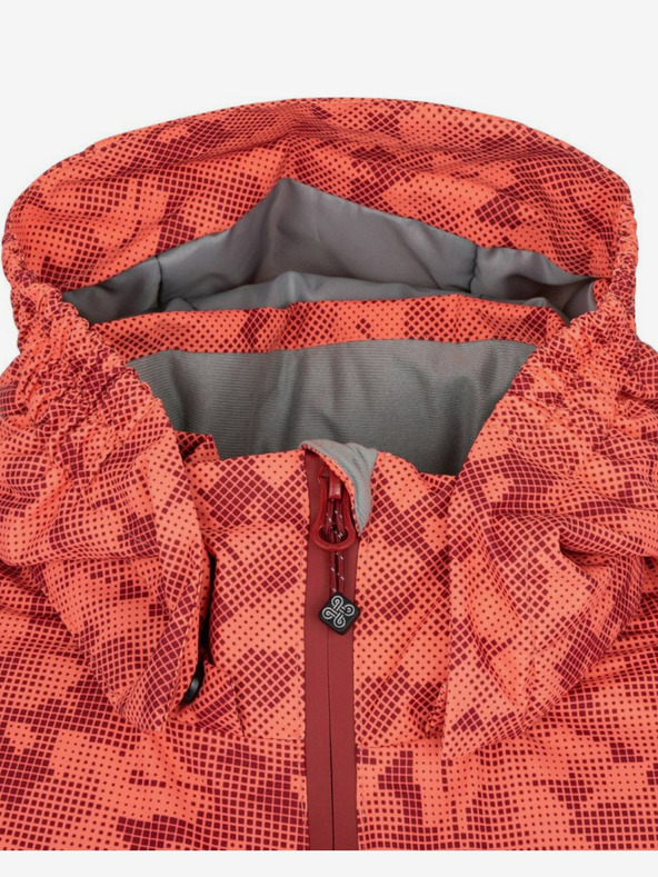 Kilpi Κόκκινο και πορτοκαλί μπουφάν σκι για κορίτσια με μοτίβο Kilpi SAARA-JG