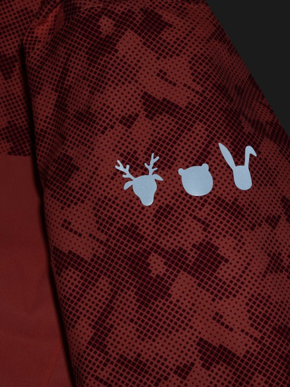 Kilpi Κόκκινο και πορτοκαλί μπουφάν σκι για κορίτσια με μοτίβο Kilpi SAARA-JG