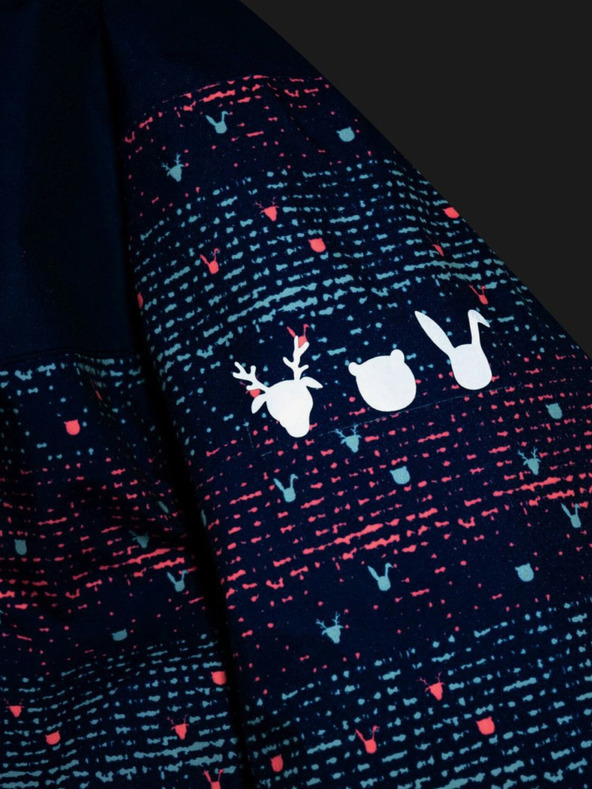 Kilpi Σκούρο μπλε γυναικείο σακάκι σκι με μοτίβο Kilpi Jenova