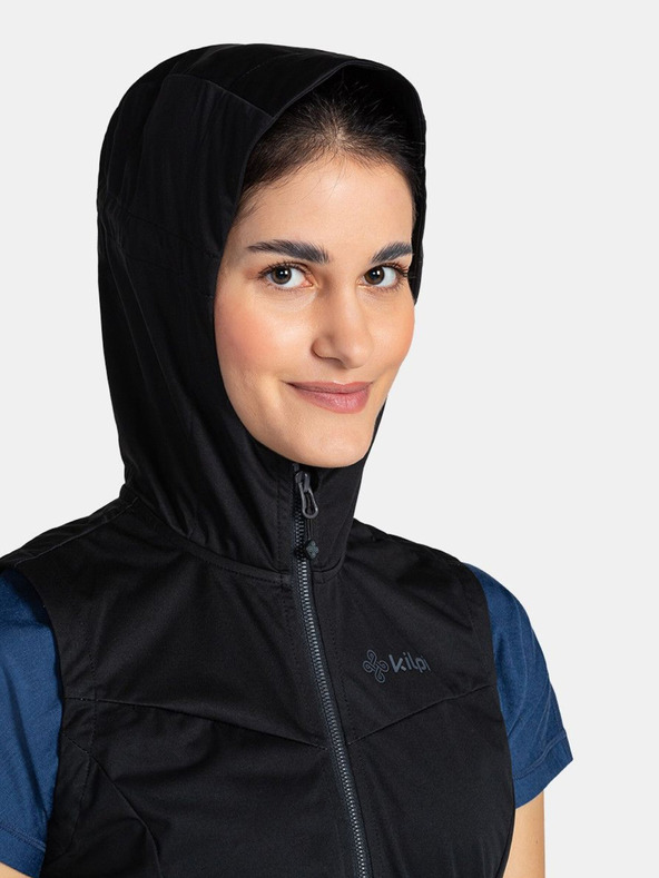 Kilpi Μαύρο γυναικείο γιλέκο softshell Kilpi Monilea
