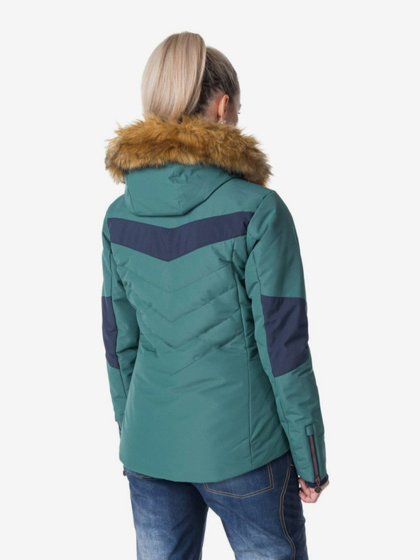 Kilpi Πετρόλ γυναικείο μπουφάν σκι Kilpi Alisia