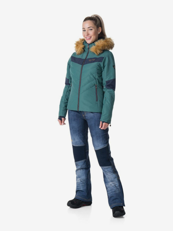 Kilpi Πετρόλ γυναικείο μπουφάν σκι Kilpi Alisia