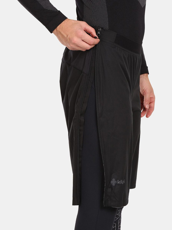 Kilpi Μαύρο ανδρικό σορτς softshell Kilpi Aldine