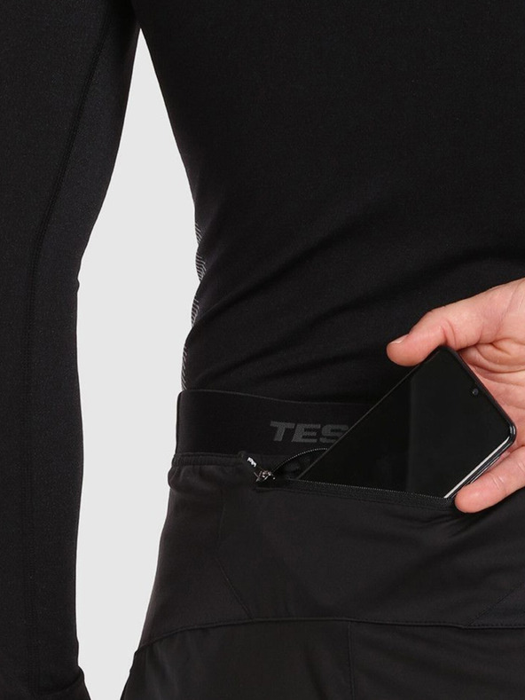 Kilpi Μαύρο ανδρικό σορτς softshell Kilpi Aldine