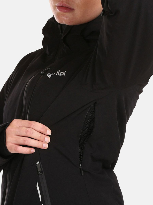 Kilpi Μαύρο γυναικείο χειμερινό μπουφάν Kilpi Valera-W