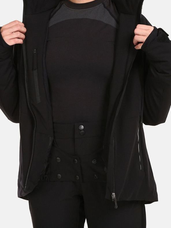 Kilpi Μαύρο γυναικείο χειμερινό μπουφάν Kilpi Valera-W