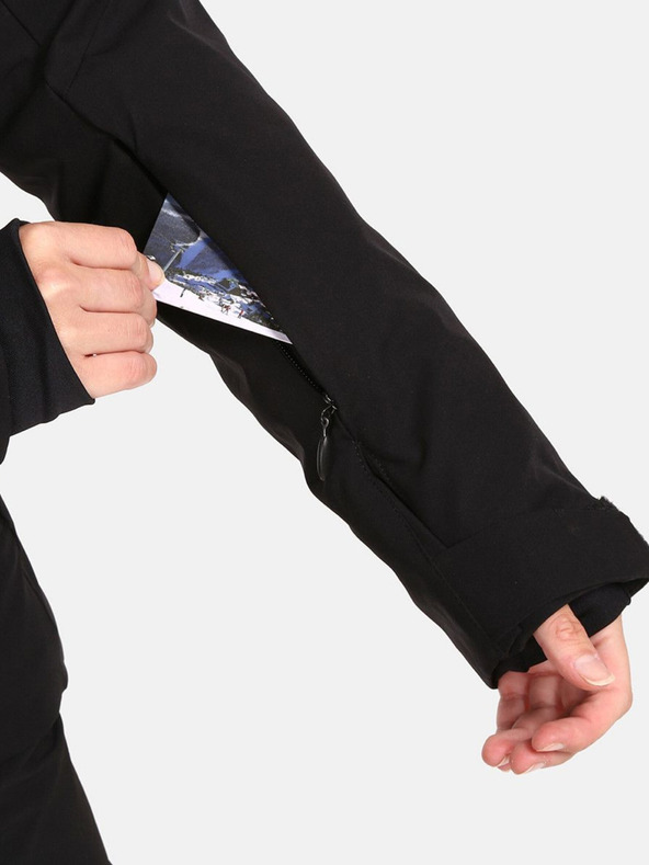 Kilpi Μαύρο γυναικείο χειμερινό μπουφάν Kilpi Valera-W