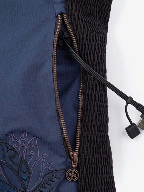 Kilpi Σκούρο μπλε γυναικείο θερμαινόμενο μπουφάν σκι Kilpi Lena-W