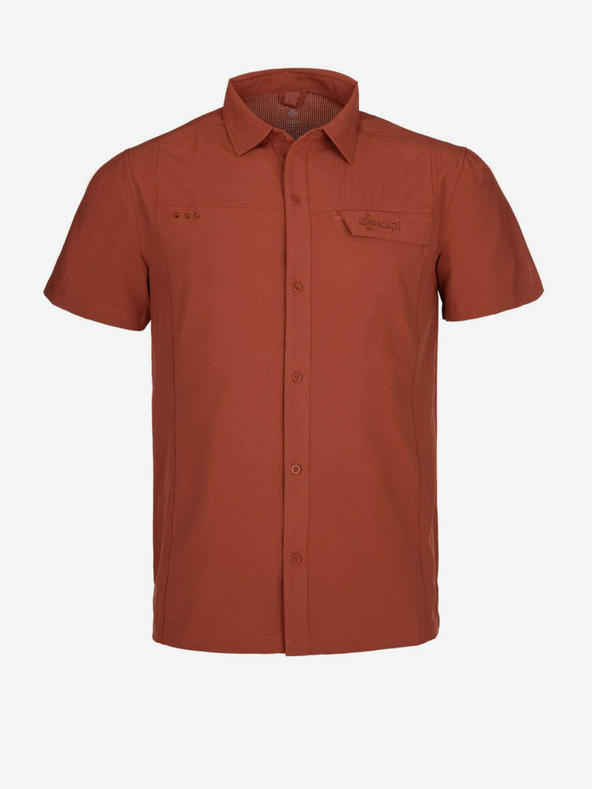 Kilpi Κόκκινο ανδρικό αθλητικό πουκάμισο Kilpi Bombay