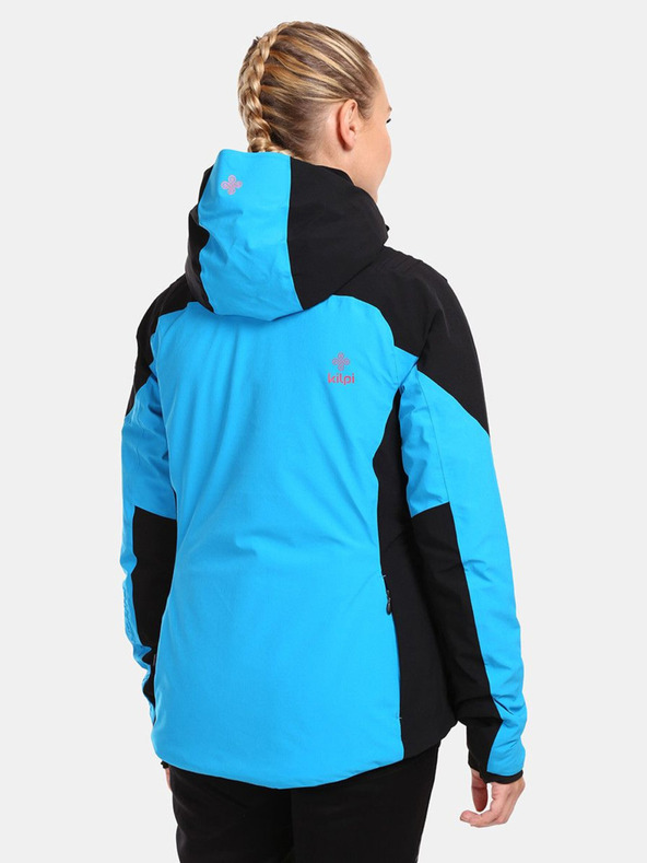 Kilpi Μαύρο και μπλε γυναικείο μπουφάν σκι Kilpi DEXEN-W