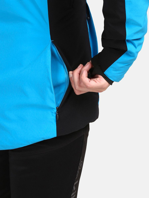 Kilpi Μαύρο και μπλε γυναικείο μπουφάν σκι Kilpi DEXEN-W