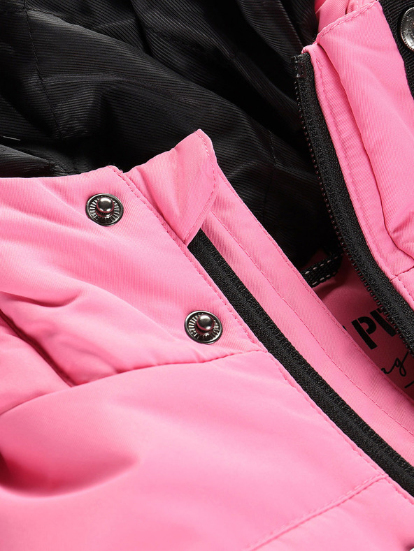 ALPINE PRO Ροζ κοριτσίστικο μπουφάν με μεμβράνη PTX Alpine Pro Werdo