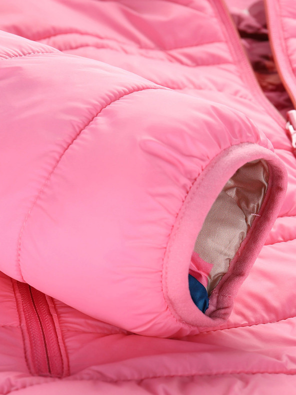 ALPINE PRO Παιδικό αναστρέψιμο μπουφάν hi-therm ALPINE PRO DOUWO ροζ