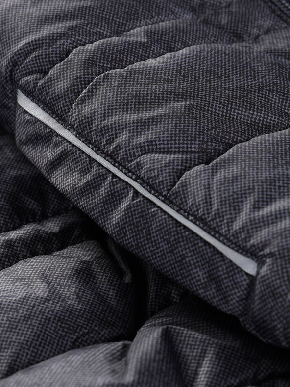 ALPINE PRO Παιδικό αναστρέψιμο μπουφάν hi-therm ALPINE PRO DOUWO μαύρο