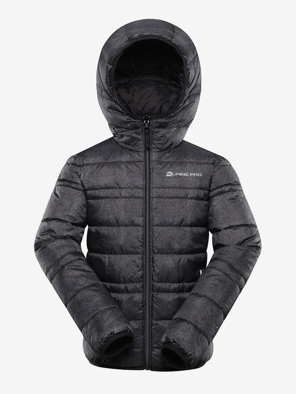 ALPINE PRO Παιδικό αναστρέψιμο μπουφάν hi-therm ALPINE PRO DOUWO μαύρο