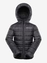 ALPINE PRO Παιδικό αναστρέψιμο μπουφάν hi-therm ALPINE PRO DOUWO μαύρο