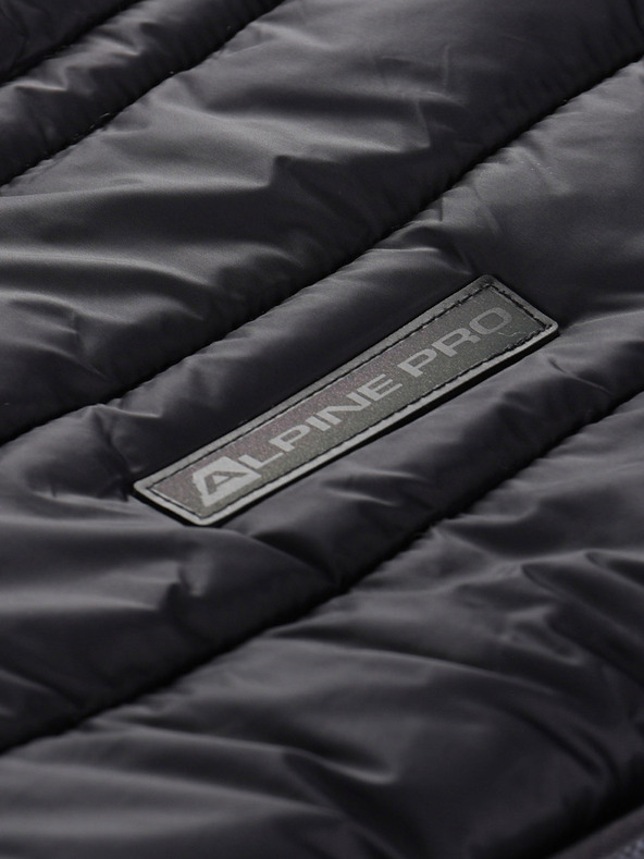 ALPINE PRO Παιδικό αναστρέψιμο μπουφάν hi-therm ALPINE PRO DOUWO μαύρο