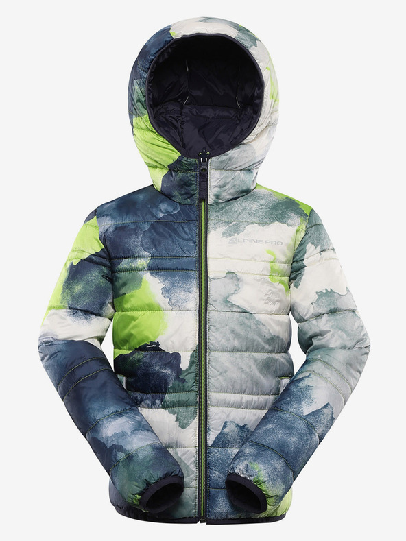ALPINE PRO Παιδικό αναστρέψιμο μπουφάν hi-therm ALPINE PRO DOUWO μπλε