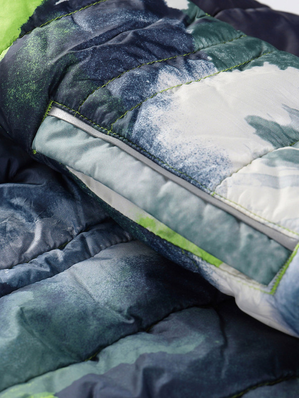 ALPINE PRO Παιδικό αναστρέψιμο μπουφάν hi-therm ALPINE PRO DOUWO μπλε