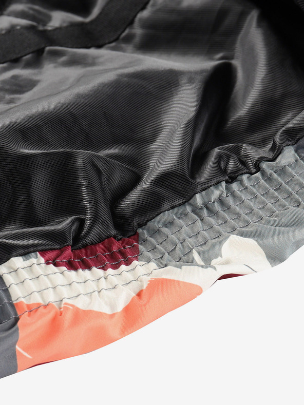 ALPINE PRO Γκρι-ροζ κοριτσίστικο μπουφάν με μεμβράνη PTX Alpine Pro Werdo