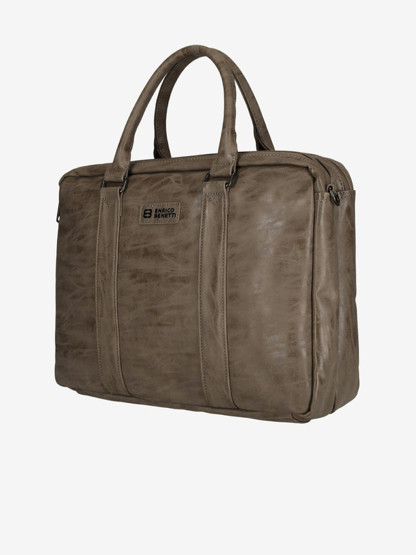 Enrico Benetti Enrico Benetti Rotterdam 15" Notebook Bag Medium Taupe