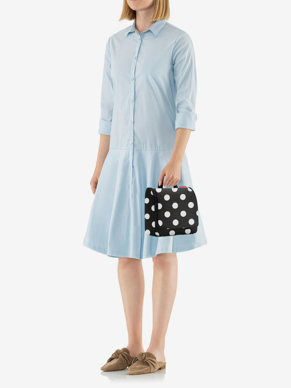 Reisenthel Μαύρη Reisenthel Γυναικεία τσάντα τουαλέτας Dots Λευκό