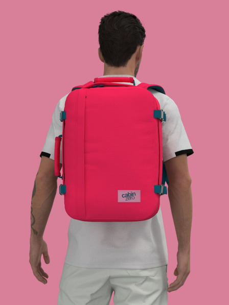 CabinZero Κόκκινο σακίδιο πλάτης CabinZero Κλασικό 36L Miami magenta