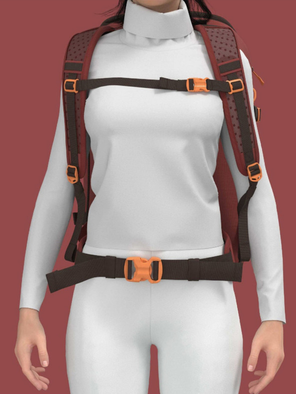 CabinZero Σακίδιο πλάτης CabinZero Adv Pro 42L Sangria red