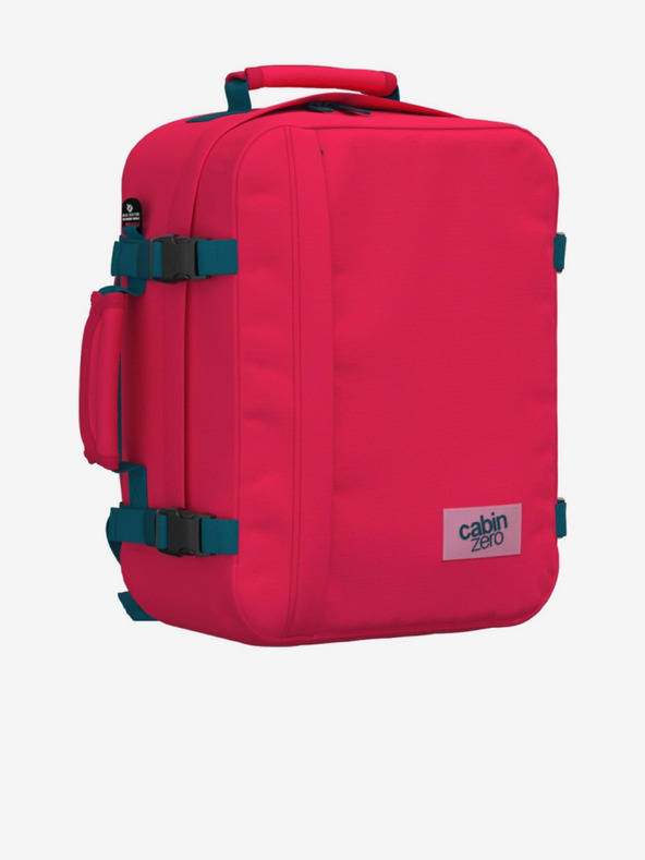 CabinZero Κόκκινο σακίδιο CabinZero Classic 28L Miami magenta Σακίδιο πλάτης