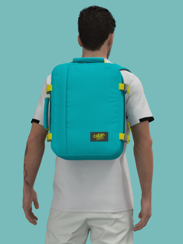 CabinZero Τυρκουάζ σακίδιο πλάτης CabinZero Classic 28L Aqua lagoon