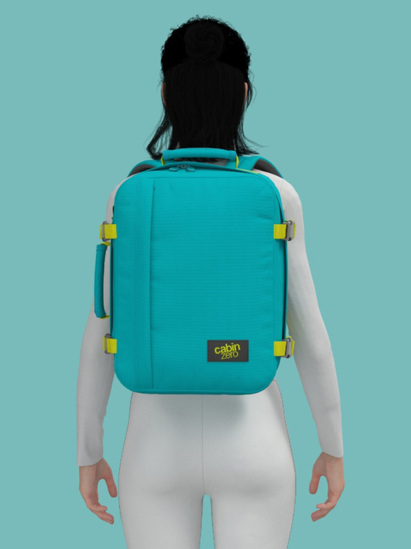 CabinZero Τυρκουάζ σακίδιο πλάτης CabinZero Classic 28L Aqua lagoon