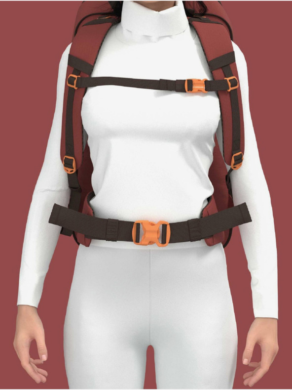 CabinZero Σακίδιο πλάτης CabinZero Adv 42L Sangria red