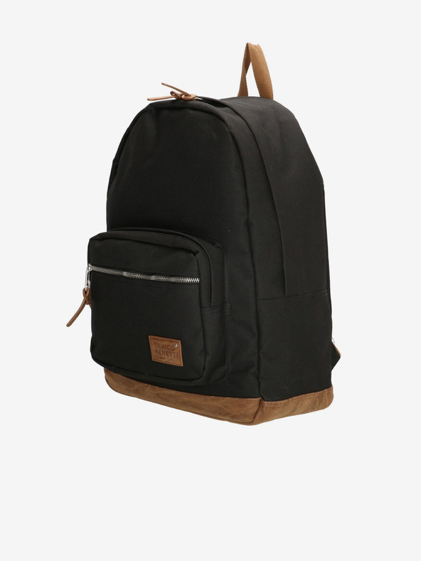 Enrico Benetti Backpack Enrico Benetti Santiago Notebook Backpack 22 l Μαύρο