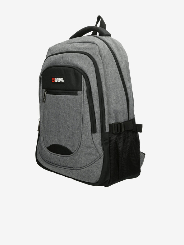 Enrico Benetti Σακίδιο πλάτης Enrico Benetti Hamburg Notebook Backpack 35,5 l Light Grey