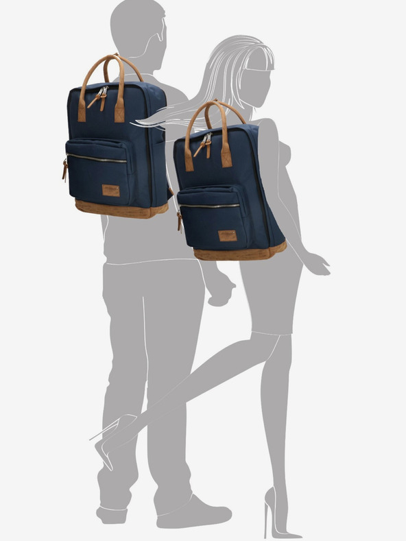 Enrico Benetti Σακίδιο πλάτης Enrico Benetti Santiago 17" Notebook Backpack 19 l Μπλε